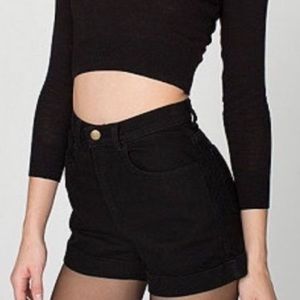 AA High-waisted Jean Shorts